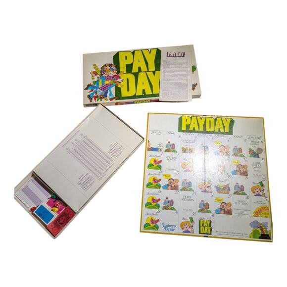 Vtg 1975 Parker Brothers Payday 2-4 Player Age 8+ Family Board Game Complete - Picture 5 of 5